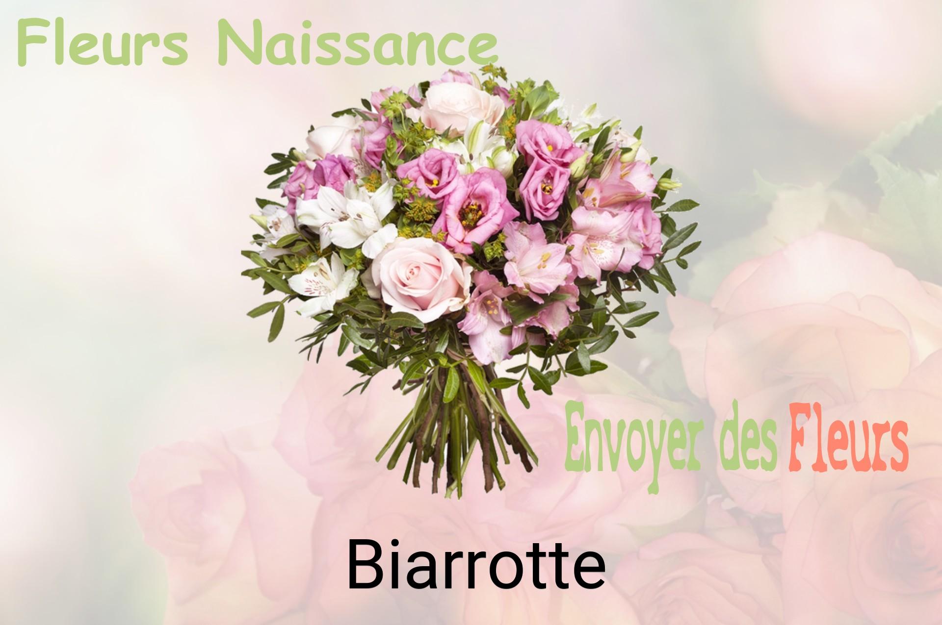 Bouquet de fleurs de naissance livré à Biarrotte